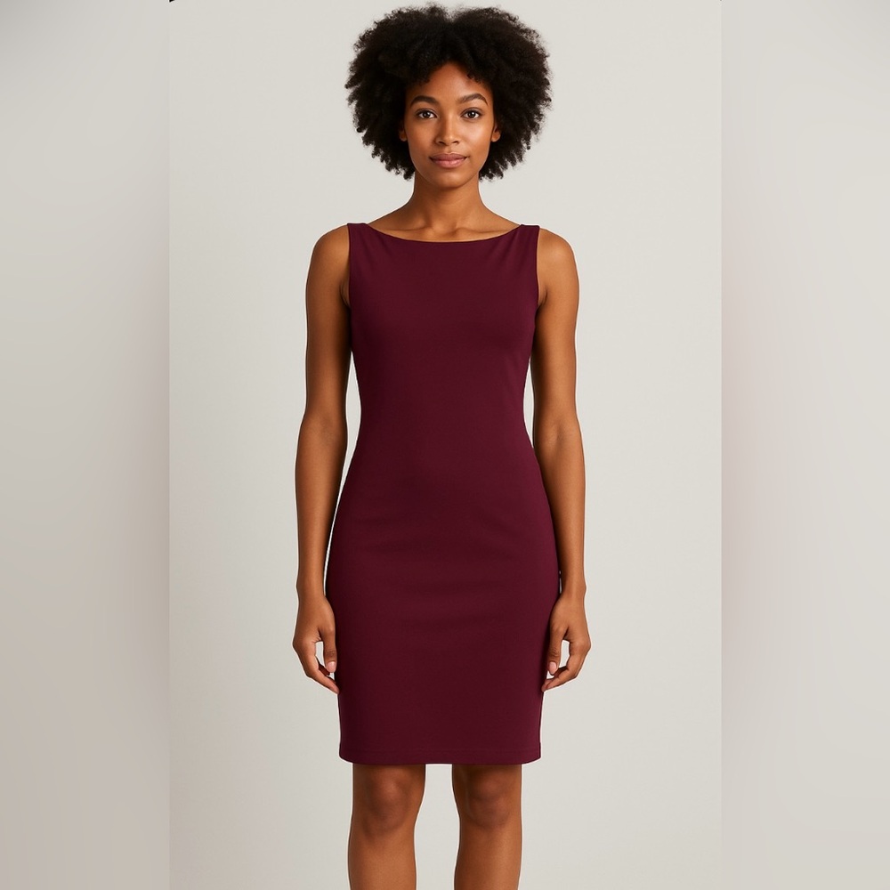 Susana Monaco Extreme Scoop Midi Dress